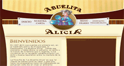 Desktop Screenshot of abuelitaalicia.com