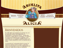 Tablet Screenshot of abuelitaalicia.com
